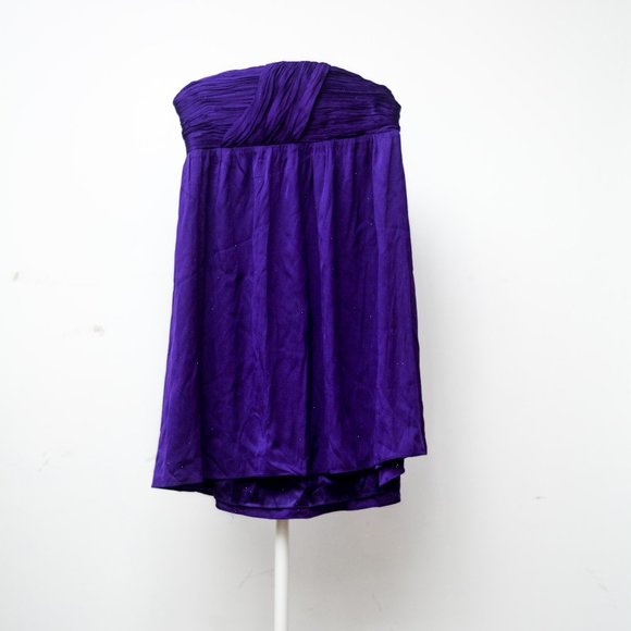 Purple Alice + Olivia Strapless Dress - Picture 1 of 1